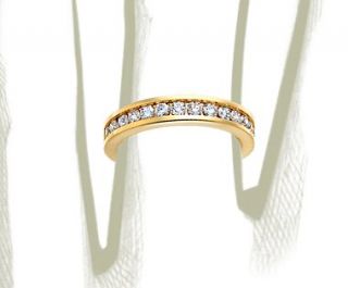 Channel Set Diamond Ring in 18k Yellow Gold (1/2 ct. tw.)  Blue Nile