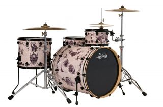 Ludwig LRE22 Corey Miller Tattoo 4 Piece Drum Shell Kit