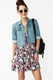 Cropped Denim Jacket in Clothes Outerwear Jackets at Nasty Gal 
