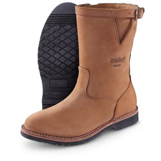 Mens Guide Gear Waterproof Side   Zip Range Boots, Tan   879888 