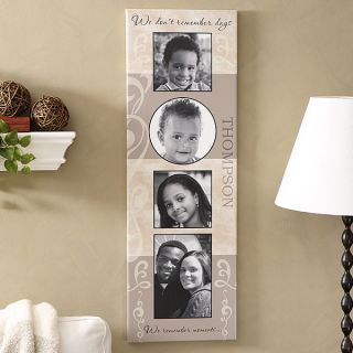 5145   4 Photo Collage Personalized Canvas Art 