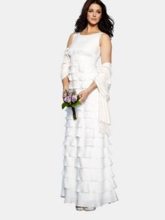 Multi Layer Classic Wedding Dress  Littlewoods
