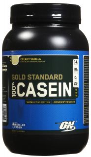 Optimum Nutrition Gold Standard 100% Casein Protein Powder, Creamy 