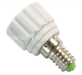 E14 to GU10 Halogen LED Light Lamp Bulbs Adapter Converter   Tmart