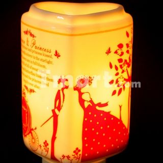 Romance Ceramic Night Light Red   Tmart