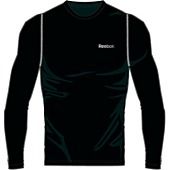 Reebok Mens Long Sleeve Compression Top Long Sleeve Tops  Official 