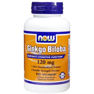 NOW Foods Ginkgo Biloba 120 mg VCaps   