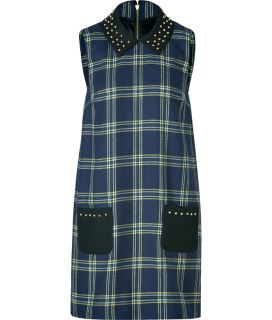 Juicy Couture Regal Blue Plaid Eton Dress  Damen  Kleider  STYLEBOP 