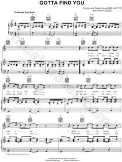 Image of Jonas Brothers   Gotta Find You Sheet Music    