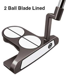 This Odyssey White Ice 2 Ball Putter features Odysseys popular 2 ball 