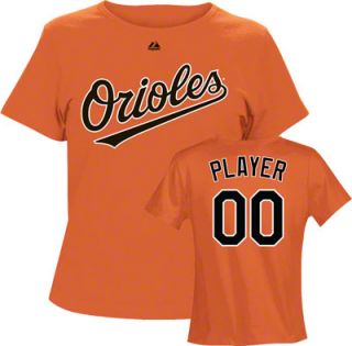 Baltimore Orioles T Shirt Womens Any Player Name & Number MLB T 
