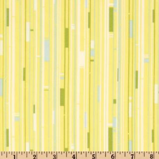 Nicey Jane Welcome Road Stripe Yellow   Discount Designer Fabric 
