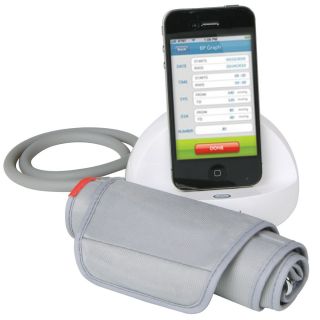 The iPhone Blood Pressure Monitor   Hammacher Schlemmer 