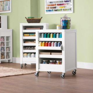 Martha Stewart Living™ Craft Space Cart with Pull Out Trays   Martha 
