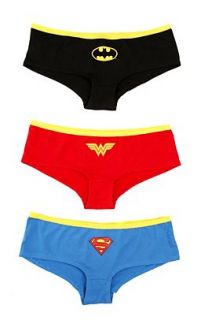 DC Comics Superhero Hot Pants 3 Pack   177273