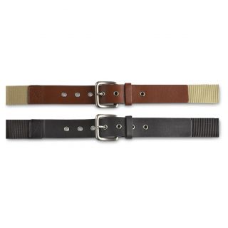 Leather Web Belts, 1 Black / 1 Khaki   787262, Belts & Suspenders at 