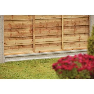 Gravel Board Recessed Concrete   Gravel Boards   Fencing  Gardens 