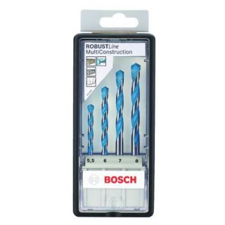 Bosch Multi Purp Drill Bit 5.5 6 7 8mm   Drill Bits & Sets   Power 