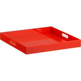 format orange tray in serving pieces  CB2