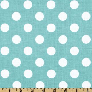 Riley Blake Dots Medium Aqua   Discount Designer Fabric   Fabric