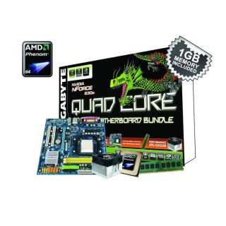 AMD QUAD CORE Phenom™ 9550 Motherboard Bundle + 1GB DDR2 800 Memory 