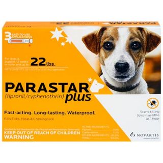 Parastar Plus for Dogs  Treats Flea, Tick, Lice & Mites 