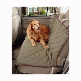 The Solvit Deluxe Bench Seat Cover is a quilted seat cover that 
