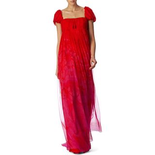 Silk chiffon gown   ALEXANDER MCQUEEN   Gowns   Dresses   Shop 