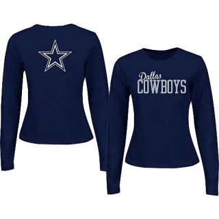 Dallas Cowboys Womens Tops Womens Dallas Cowboy Marquee Long Sleeve T 