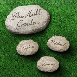 7970   You Name It Personalized Garden Stones   Casual Script