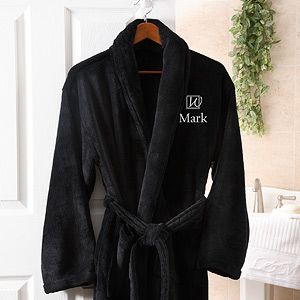 Personalized Corporate Embroidered Logo Fleece Robe   8549