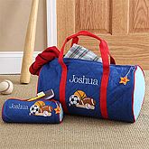 Boys Personalized Sports Duffel Bag & Travel Case   7348