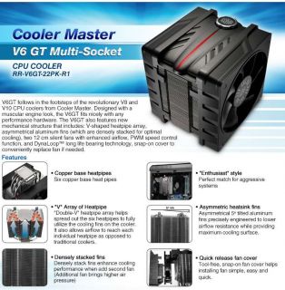 Buy the Cooler Master V6 GT Multi Socket CPU Cooler .ca