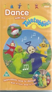 teletubbies dance with the teletubbies vhs in VHS Tapes