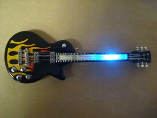 Refillable Gibson Les Paul Guitar Lighter with Flashing LED Lights 