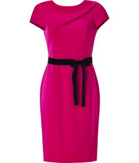 Paule Ka Fuchsia Satin  Damen  Kleider  