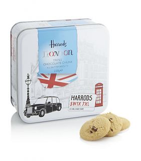Harrods   London Icon Triple Chocolate Chunk Biscuits (250g) at 