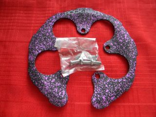 VINTAGE GIRVIN ROCK RING, WITH BOLTS, PURPLE, 94 BCD