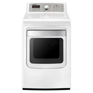 Samsung 7.4 cu. ft. Electric Steam Dryer   White   Outlet
