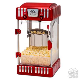 Elite Tabletop Retro Style Kettle Popcorn Popper Machine   Maxi matic 