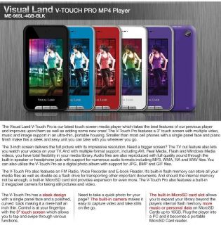 Buy the Visual Land V Touch Pro MP4 Player .ca