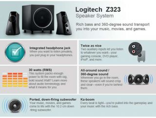 Buy the Logitech Z323 2.1 Speakers .ca