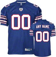 Buffalo Bills Alternate Blue Authentic Jersey Customizable NFL Jersey