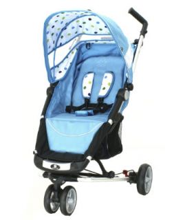 Petite Star Zia X 3 Wheeler Stroller   Blue Spot   buggies & strollers 