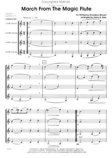 Look inside March From the Magic Flute   Sheet Music Plus