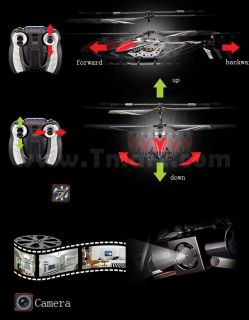 Syma S107c 3.5 Channel Aerial Version Remote Control Helicopter Silver 