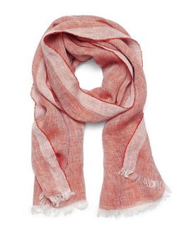 Chambray Linen Scarf   Brooks Brothers
