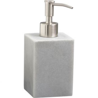 stone resin soap pump in bath accessories  CB2
