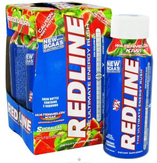 VPX   Redline RTD Energy Drink 4 x 8oz. (4 pack) Watermelon Kiwi The 