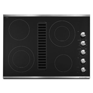 KitchenAid 30 Electric Downdraft Cooktop   Outlet